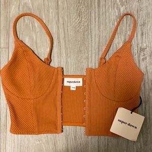 Superdown Crop Top